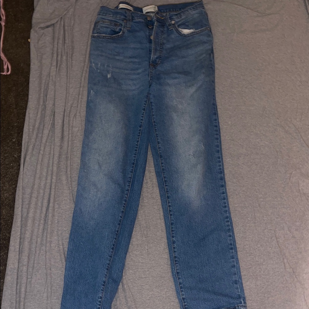 Classic High-Rise Women's Blue Jeans